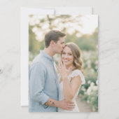 Platte Save The Date Kaart (Achterkant)