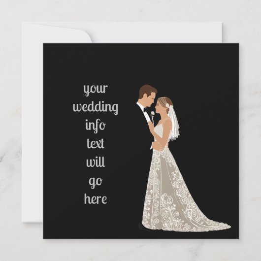 Platte Save The Date Kaart (Voorkant)