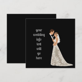 Platte Save The Date Kaart