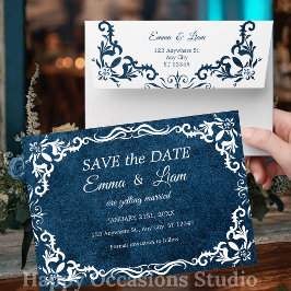 Platte Save The Date Kaart