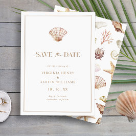 Platte Save The Date Kaart