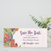 Platte Save The Date Kaart (Staand voorkant)