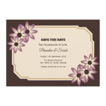 Platte Save The Date Kaart