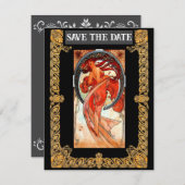 Platte Save The Date Kaart (Voorkant / Achterkant)