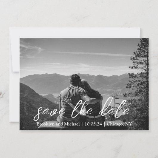 Platte Save The Date Kaart (Voorkant)