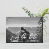 Platte Save The Date Kaart (Staand voorkant)