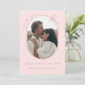 Platte Save The Date Kaart (Staand voorkant)
