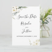 Platte Save The Date Kaart (Staand voorkant)