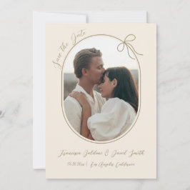 Platte Save The Date Kaart