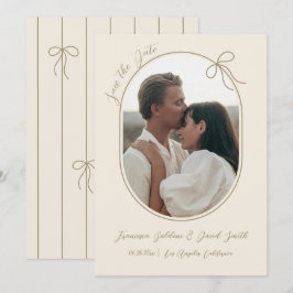 Platte Save The Date Kaart