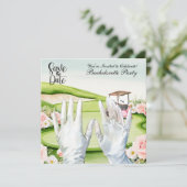 Platte Save The Date Kaart (Staand voorkant)