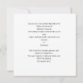 Platte Save The Date Kaart (Achterkant)