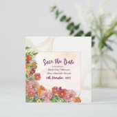 Platte Save The Date Kaart (Staand voorkant)