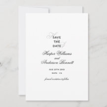 Platte Save The Date Kaart