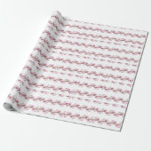 Platte Save The Date Kaart Cadeaupapier (Uitgerold)