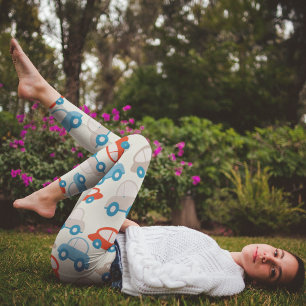 platte schatauto's leggings