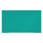Platte Teal Achtergrondstructuur  Magnetisch Visitekaartje (Voorkant)