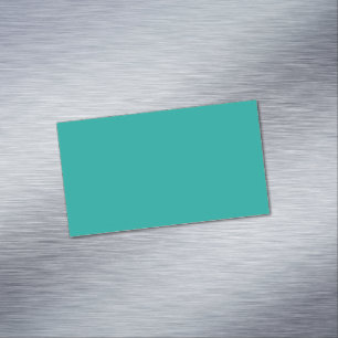 Platte Teal Achtergrondstructuur  Magnetisch Visitekaartje