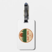 Platte Topjes Wilderness Colorado Bagagelabel (Achterkant verticaal)