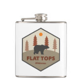 Platte Topjes Wilderness Colorado Beer Heupfles (Voorkant)