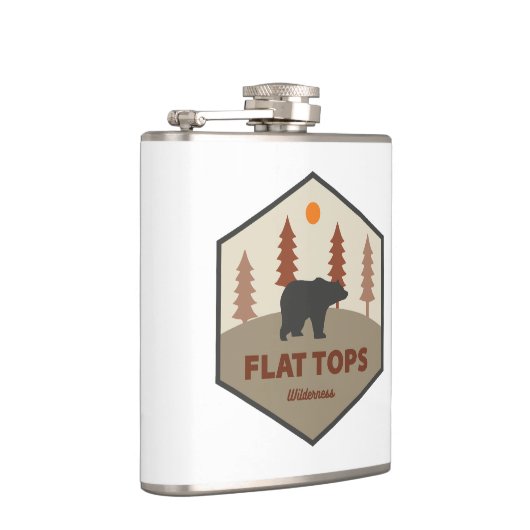 Platte Topjes Wilderness Colorado Beer Heupfles (Rechts)