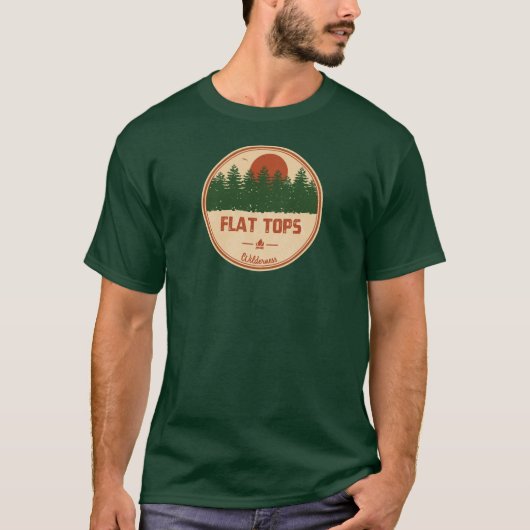 Platte Topjes Wilderness Colorado T-shirt (Voorkant)