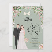 Platte uitnodiging (Voorkant)