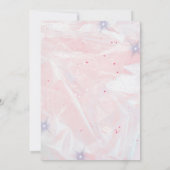 Platte uitnodiging, 50ste verjaardag kaart (Achterkant)