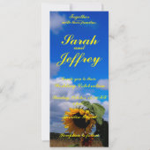 Platte uitnodiging, Afmeting: 10,2 cm x 23,5 cm, P Kaart (Voorkant)