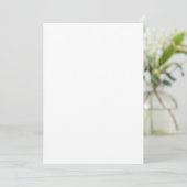 Platte uitnodiging, formaat: 13 x 18 cm kaart (Staand voorkant)