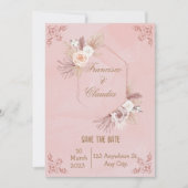 Platte uitnodiging, formaat: 13 x 18 cm, papier: m kaart (Voorkant)