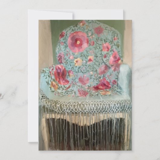 Platte uitnodiging, formaat: 13 x 18 cm, papier: m kaart (Voorkant)