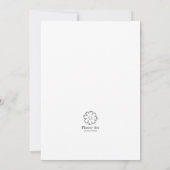 Platte uitnodiging, formaat: 13 x 18 cm, papier: m kaart (Achterkant)