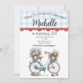 Platte uitnodiging, formaat: 13 x 18 cm, papier: S Kaart (Voorkant)