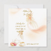 Platte uitnodiging voor een vakantie (Voorkant)