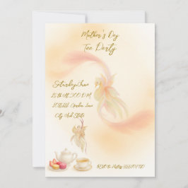 Platte uitnodiging voor een vakantie