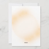 Platte uitnodiging voor een vakantie (Achterkant)