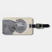 Platte verfschildering van een opbergplaats - Oors Bagagelabel (Voorkant horizontaal)