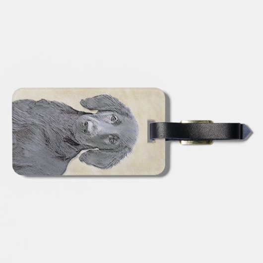 Platte verfschildering van een opbergplaats - Oors Bagagelabel (Achterkant horizontaal)