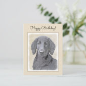 Platte verfschildering van een opbergplaats - Oors Briefkaart (Staand voorkant)