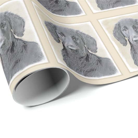 Platte verfschildering van een opbergplaats - Oors Cadeaupapier (Rol Hoek)