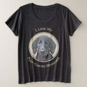 Platte verfschildering van een opbergplaats - Oors Grote Maat T-shirt