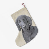 Platte verfschildering van een opbergplaats - Oors Kleine Kerstsok (Achterkant (Hangend))