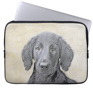 Platte verfschildering van een opbergplaats - Oors Laptop Sleeve