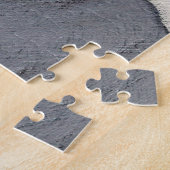 Platte verfschildering van een opbergplaats - Oors Legpuzzel (Zijkant)