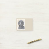 Platte verfschildering van een opbergplaats - Oors Post-it® Notes (Op bureau)