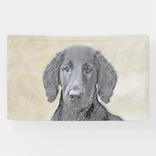 Platte verfschildering van een opbergplaats - Oors Spandoek (Horizontaal)