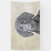 Platte verfschildering van een opbergplaats - Oors Spandoek (Verticaal)