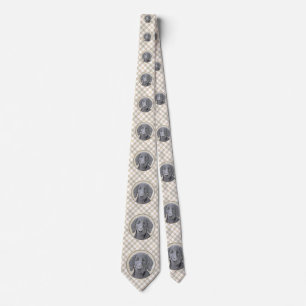 Platte verfschildering van een opbergplaats - Oors Stropdas