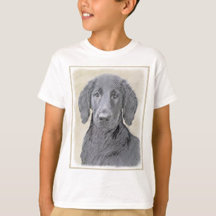 Platte verfschildering van een opbergplaats - Oors T-shirt